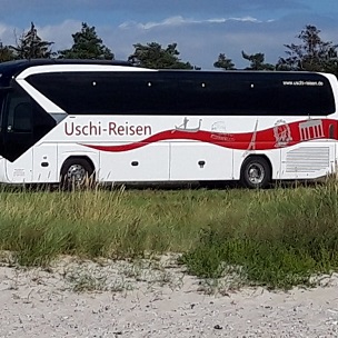 Bus am Strand