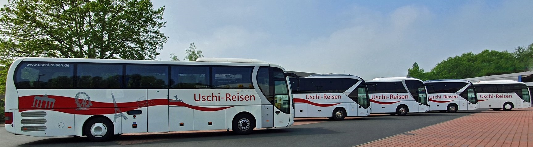 Busflotte von Uschi-Reisen