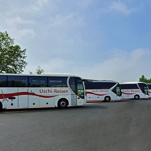 5 Busse von Uschi-Reisen